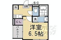 Tea Pavilion 1Kの間取図画像
