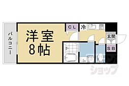 Ｄａｉｗａ　Ｇｒａｃｅ　Ｍａｉｓｏｎ　京都西七条 3階1Kの間取り