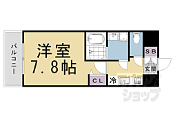 Ｄａｉｗａ　Ｇｒａｃｅ　Ｍａｉｓｏｎ　京都西七条 2階1Kの間取り