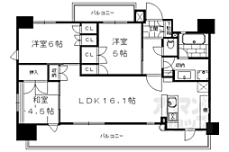 間取図画像 3LDK
