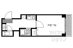 リーガル京都西陣 1Kの間取図画像
