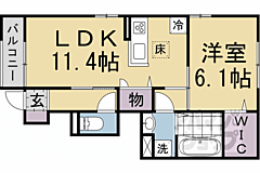 物件の間取り