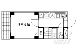 ホーユウコンフォルト西陣 1Kの間取図画像