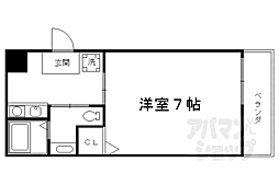 ナ・トゥール四条大宮 1Kの間取図画像