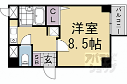 サムティ上堀川 1Kの間取図画像