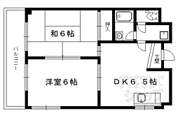 ハウスS&Y 2DKの間取図画像