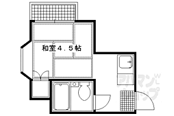 サンファーストビル 1Kの間取図画像