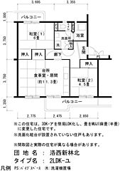 物件の間取り