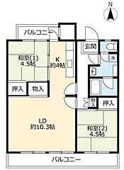 物件の間取り