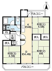 物件の間取り