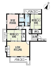 間取図画像 3LDK