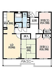 間取図画像 3LDK