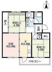 物件の間取り