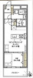 ウィズウィース渋谷神南・S 1LDKの間取図画像