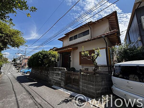 現況外観写真　間口が15.52m取れているため、堂々とした建物が建築可能！