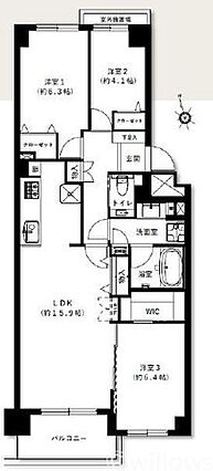 間取り図：○L...