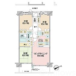 間取図画像 3LDK