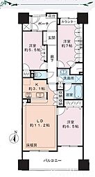 間取図画像 3LDK