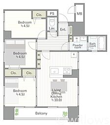 間取図画像 3LDK