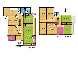 木津川市山城町平尾上垣内戸建て 9SLDKの間取り