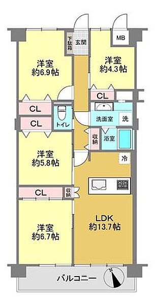 間取り：312001301605