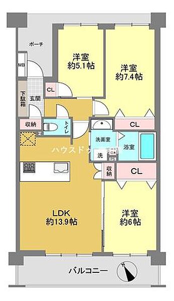 間取り：312001306529
