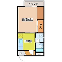 間取図画像 1DK
