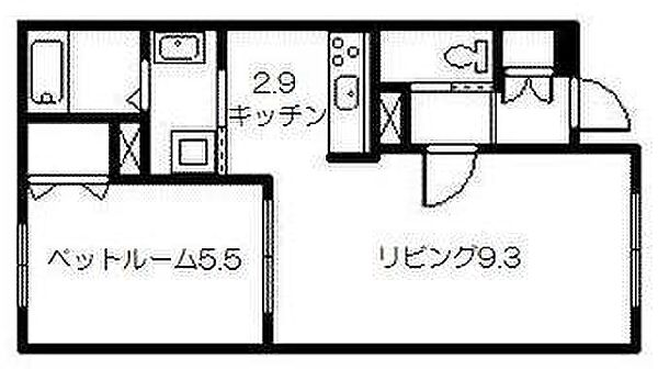 ステージ 5｜北海道旭川市東光一条1丁目(賃貸マンション1LDK・2階・41.00㎡)の写真 その2