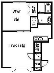 間取図画像 1LDK