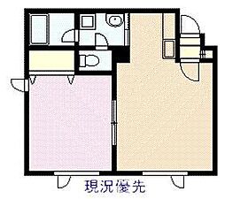 TAFUY東光2 1LDKの間取図画像