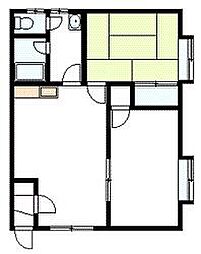 ソルテリア13B 2LDKの間取図画像