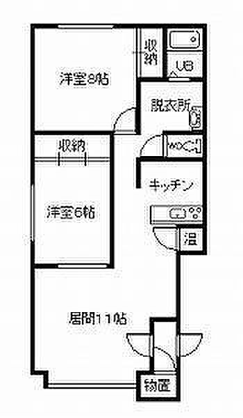 同じ建物の物件間取り写真 - ID:201014636384