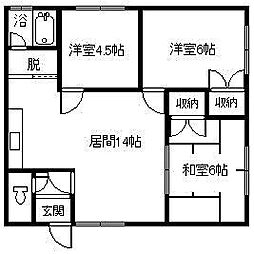 間取図画像 3LDK