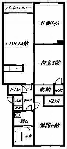 同じ建物の物件間取り写真 - ID:201013746504