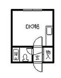 間取図画像 ワンルーム