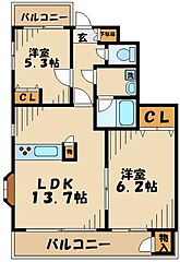 物件の間取り