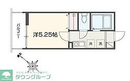 大和市柳橋5丁目アパート 1Kの間取図画像