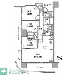 間取図画像 3LDK