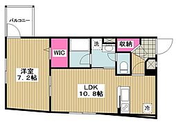 Boschi　Montagne 1階1LDKの間取り