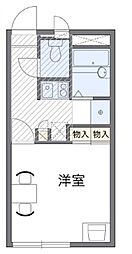 レオパレスシャトーレ　雅 1階1Kの間取り