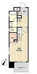 JR横浜線 町田駅 徒歩2分の賃貸マンション 2階1Kの間取り