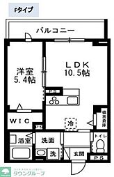 仮)青葉区あざみ野4丁目共同住宅新築工事 1LDKの間取図画像