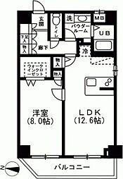 コンフォートレジデンス 1LDKの間取図画像
