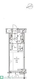ラフィスタ本蓮沼 1Kの間取図画像