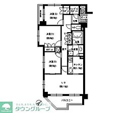 エスティメゾン巣鴨 3LDKの間取図画像