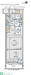 板橋区高島平7丁目マンション 2Kの間取図画像