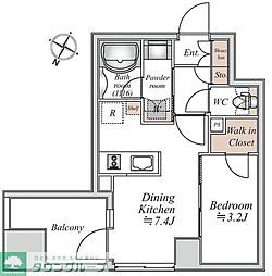 COMFORIA板橋区役所前 1DKの間取図画像