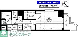 ステージファーストお茶の水女子大前 1Kの間取図画像