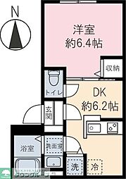 Ｒｅｖｅ　Ｙａｙｏｉ 3階1DKの間取り