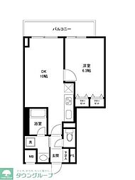 ｗｉｌｌＤｏ大塚 204 2階1LDKの間取り